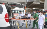 Giải cứu hành khách trong vụ cháy giả định trên tàu metro Nhổn - ga Hà Nội
