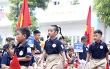 Sắc màu ấn tượng trong ngày khai giảng năm học mới tại Hà Nội 