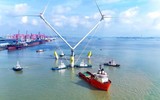 Turbine gió mạnh nhất thế giới trụ vững trong bão Yagi