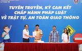 Hơn 2.000 học sinh được nghe tuyên truyền pháp luật ATGT