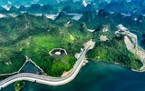 Nhìn từ flycam tuyến đường bao biển đẹp độc đáo chưa từng có của Việt Nam 