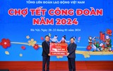 Người lao động Thủ đô phấn khởi gói bánh chưng, đi chợ 0 đồng đón Tết Giáp Thìn 2024