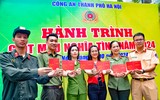 Nữ cán bộ Công an Thủ đô rạng ngời tham gia hành trình Giọt máu nghĩa tình 2024