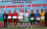 Các danh hiệu được trao ở mùa giải bóng đá học sinh THPT Hà Nội 2022