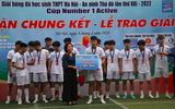 Các danh hiệu được trao ở mùa giải bóng đá học sinh THPT Hà Nội 2022