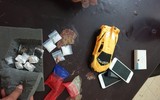 Cận cảnh vụ bắt đối tượng vận chuyển ma túy bằng xe taxi