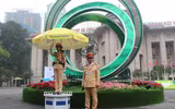 Những góc ảnh 'riêng' về các kíp CSGT dẫn đoàn Tổng thống Mỹ