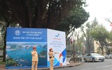 Những góc ảnh 'riêng' về các kíp CSGT dẫn đoàn Tổng thống Mỹ