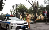 Những góc ảnh 'riêng' về các kíp CSGT dẫn đoàn Tổng thống Mỹ