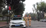 Những góc ảnh 'riêng' về các kíp CSGT dẫn đoàn Tổng thống Mỹ