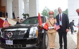 Những góc ảnh 'riêng' về các kíp CSGT dẫn đoàn Tổng thống Mỹ