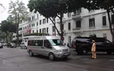Những góc ảnh 'riêng' về các kíp CSGT dẫn đoàn Tổng thống Mỹ