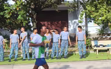 Đánh bóng chuyền sáng mùng 2 Tết ở Trường Sa