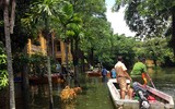 Hình ảnh trực tiếp từ vùng tâm lũ lụt Chương Mỹ, Hà Nội