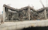 Toàn cảnh vụ sập giàn giáo gần cầu Mỗ Lao