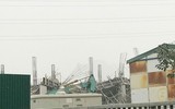 Toàn cảnh vụ sập giàn giáo gần cầu Mỗ Lao