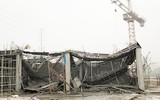 Toàn cảnh vụ sập giàn giáo gần cầu Mỗ Lao