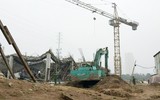 Toàn cảnh vụ sập giàn giáo gần cầu Mỗ Lao