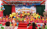 Tưng bừng ngày khai trường mầm mon mới đầu tiên ở quận Nam Từ Liêm