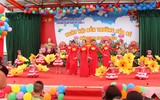 Tưng bừng ngày khai trường mầm mon mới đầu tiên ở quận Nam Từ Liêm