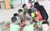 Tưng bừng ngày khai trường mầm mon mới đầu tiên ở quận Nam Từ Liêm