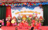 Tưng bừng ngày khai trường mầm mon mới đầu tiên ở quận Nam Từ Liêm