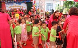 Tưng bừng ngày khai trường mầm mon mới đầu tiên ở quận Nam Từ Liêm