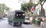 Toàn cảnh lễ ra quân của CATP Hà Nội bảo vệ Hội nghị thượng đỉnh Mỹ - Triều Tiên lần 2