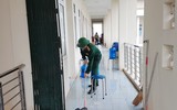 Những hình ảnh đầu tiên tại khu vực cách ly tập trung ở phường Tây Mỗ, quận Nam Từ Liêm, Hà Nội