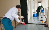 Những hình ảnh đầu tiên tại khu vực cách ly tập trung ở phường Tây Mỗ, quận Nam Từ Liêm, Hà Nội