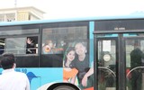 Những hình ảnh đẹp trong ngày tiễn công dân hết hạn cách ly tại trường Cao đẳng nghề công nghệ cao về nhà