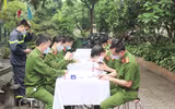 Ngời sắc đỏ chiến sỹ công an hiến máu tình nguyện vì cộng đồng