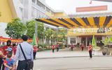 Lực lượng công an bảo vệ ngày đầu học sinh toàn thành phố trở lại trường học