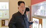 Giữa căng thẳng, ông Kim Jong Un tươi cười khi thăm nhà máy mỹ phẩm