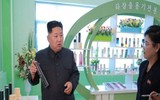 Giữa căng thẳng, ông Kim Jong Un tươi cười khi thăm nhà máy mỹ phẩm