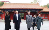 Chùm ảnh Tổng thống Mỹ Donald Trump thăm Trung Quốc