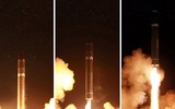 Triều Tiên công bố hình ảnh ông Kim Jong-un vui mừng theo dõi vụ phóng tên lửa