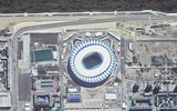 [Ảnh] Những hình ảnh ấn tượng chụp từ ISS về các sân vận động World Cup 2018 tại Nga