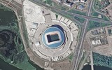 [Ảnh] Những hình ảnh ấn tượng chụp từ ISS về các sân vận động World Cup 2018 tại Nga