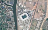 [Ảnh] Những hình ảnh ấn tượng chụp từ ISS về các sân vận động World Cup 2018 tại Nga