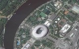 [Ảnh] Những hình ảnh ấn tượng chụp từ ISS về các sân vận động World Cup 2018 tại Nga