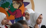 [Ảnh] Niềm vui được đi học trở lại của trẻ tị nạn Syria