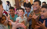 [Ảnh] Niềm vui được đi học trở lại của trẻ tị nạn Syria