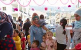[Ảnh] Niềm vui được đi học trở lại của trẻ tị nạn Syria