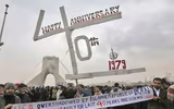 [Ảnh] Hàng trăm nghìn người dân Iran tuần hành kỷ niệm 40 năm cách mạng Hồi giáo