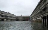 [ẢNH] Khách du lịch bì bõm lội nước… khi tới Venice, Italy