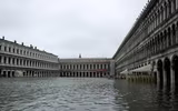 [ẢNH] Khách du lịch bì bõm lội nước… khi tới Venice, Italy