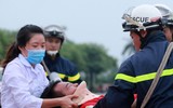 Lính cứu hỏa ứng biến tài tình, đầy chuyên nghiệp