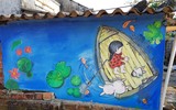 Ghé thăm làng bích họa rực rỡ nhất miền Trung