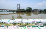 Công an Hà Nội chung sức hỗ trợ, giúp đỡ người dân vùng ngập lụt huyện Chương Mỹ